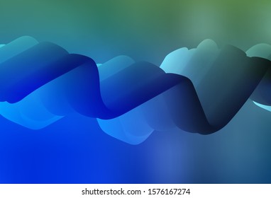 Light Blue, Green vector abstract blurred layout. Colorful illustration in abstract style with gradient. New style for your business design.