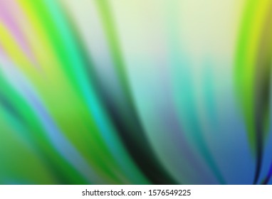 Light Blue, Green vector abstract bright template. Colorful abstract illustration with gradient. Background for a cell phone.