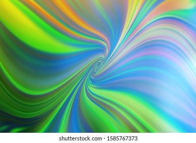 Light Blue, Green vector abstract bright texture. Colorful illustration in abstract style with gradient. New style design for your brand book.