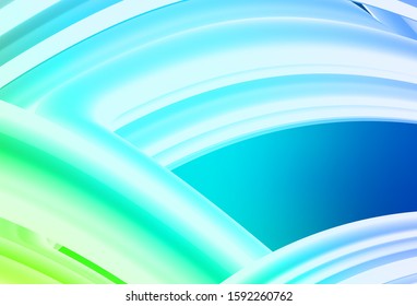 Light Blue, Green vector abstract blurred layout. Modern abstract illustration with gradient. Background for designs.