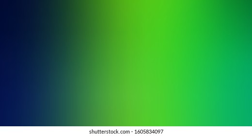 Light Blue, Green vector abstract backdrop. Shining colorful illustration in blur style. Background for ui designers.