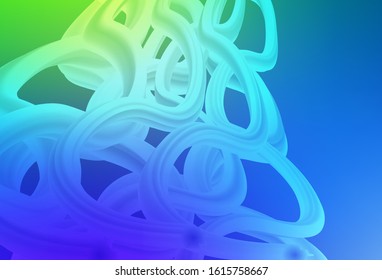 Light Blue, Green vector abstract bright texture. Shining colorful illustration in smart style. New design for your business.