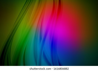 Light Blue, Green vector abstract bright pattern. A completely new colored illustration in blur style. New design for your business.
