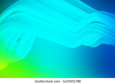 Light Blue, Green vector abstract bright template. Creative illustration in halftone style with gradient. New design for your business.