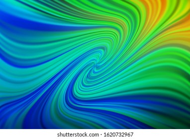Light Blue, Green vector abstract layout. Glitter abstract illustration with gradient design. New way of your design.