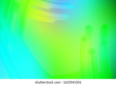 Light Blue, Green vector abstract bright texture. Colorful illustration in abstract style with gradient. New style design for your brand book.