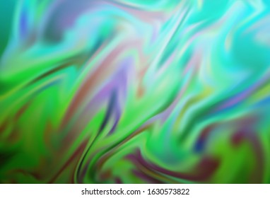 Light Blue, Green vector abstract bright template. A completely new colored illustration in blur style. The best blurred design for your business.