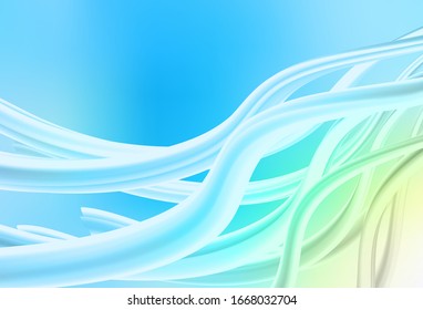 Light Blue, Green vector abstract blurred background. Glitter abstract illustration with gradient design. The best blurred design for your business.