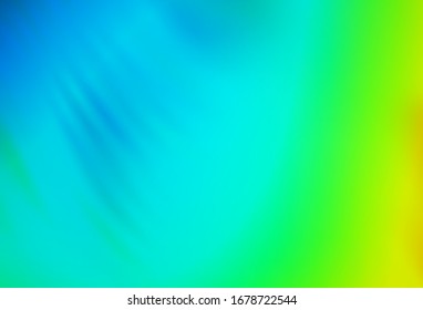 Planta brillante abstracta de vector verde, azul claro. Ilustración abstracta moderna con degradado. Nuevo estilo para el diseño de su negocio.