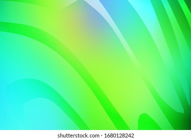 Light Blue, Green vector abstract bright pattern. An elegant bright illustration with gradient. Background for designs.