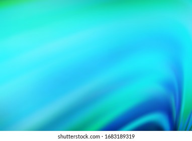 Azul claro, Verde vectorial abstracto patrón brillante. Ilustración creativa en estilo de medio tono con degradado. Nueva forma de tu diseño.