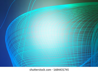 Light Blue, Green vector abstract bright texture. Shining colorful illustration in smart style. Background for designs.