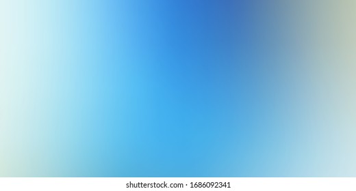 Azul claro, Verde vectorial abstracto fondo borroso. Ilustración abstracta colorida con degradado. Nuevo diseño para aplicaciones.