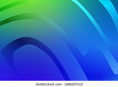 Light Blue, Green vector abstract blurred background. Colorful abstract illustration with gradient. Blurred design for your web site.