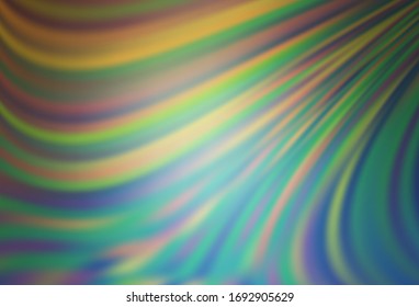 Light Blue, Green vector abstract bright pattern. Shining colored illustration in smart style. Elegant background for a brand book.