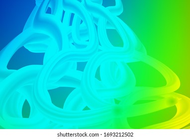 Azul claro, Verde vectorial abstracto fondo borroso. Ilustración abstracta brillante con diseño degradado. Antecedentes elegantes para un libro de marca.