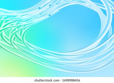 Light Blue, Green vector abstract bright template. Colorful illustration in abstract style with gradient. New design for your business.