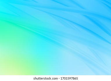 Azul claro, Verde vectorial abstracto fondo borroso. Ilustración abstracta colorida con degradado. Nuevo estilo para el diseño de su negocio.