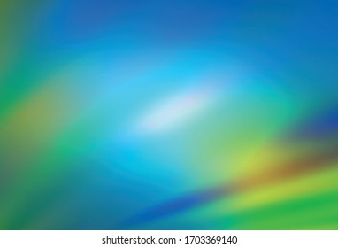 Azul claro, Verde vectorial abstracto patrón brillante. Ilustración abstracta colorida con degradado. Diseño inteligente para su trabajo.