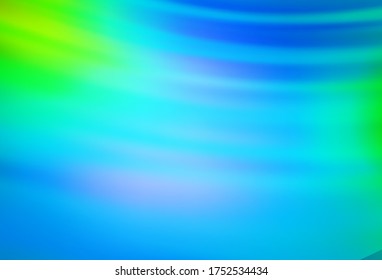 Light Blue, Green vector abstract bright pattern. Colorful illustration in abstract style with gradient. Completely new design for your business.