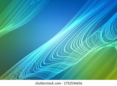 Hellblau, Grüne Vektorgrafik abstrakte helle Muster. Moderne abstrakte Illustration mit Farbverlauf. Neues Design für Ihr Unternehmen.