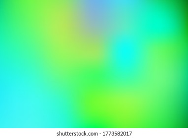 Light Blue, Green vector abstract bright template. Abstract colorful illustration with gradient. Blurred design for your web site.
