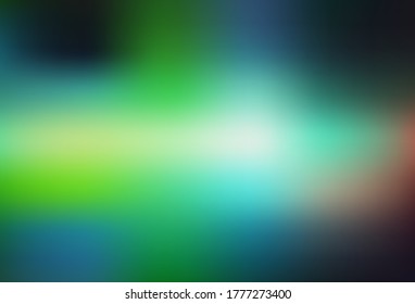 Hellblau, grüner, abstrakter, unscharfer Hintergrund. Abstrakte farbige Illustration mit Farbverlauf. Hintergrund für ein Handy.