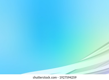 Light Blue, Green vector abstract bright texture. New colored illustration in blur style with gradient. New style for your business design.