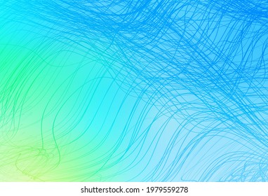 Light Blue, Green vector abstract bright template. An elegant bright illustration with gradient. New way of your design.