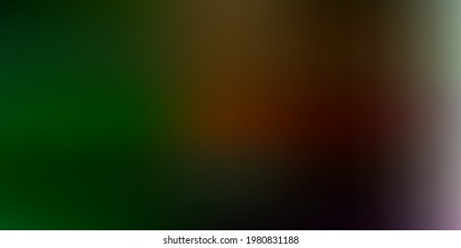 Light blue, green vector abstract blur pattern. Colorful gradient abstract illustration in blur style. Background for mobile phones.
