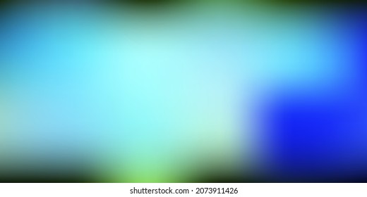 Light Blue, Green vector abstract blur template. Blurred abstract gradient illustration in simple style. Background for web designers.