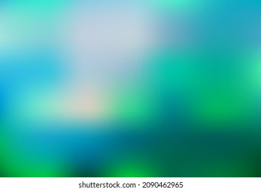 Plantilla abstracta vectorial ligera azul, verde. Una elegante ilustración brillante con gradiente. Nuevo estilo para su diseño de negocio.