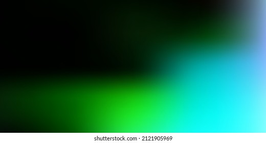 Light blue, green vector abstract blur backdrop. Abstract colorful illustration in blur style with gradient. Your business gesign.
