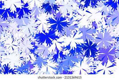 Azul claro, Vector verde patrón abstracto con árboles, ramas. Ilustración creativa de estilo borroso con flores. Patrón colorido para los libros infantiles.