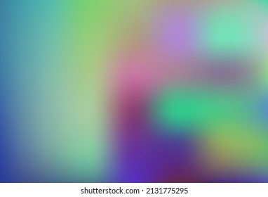 Light Blue, Green vector abstract bright template. A vague abstract illustration with gradient. Template for cell phones.