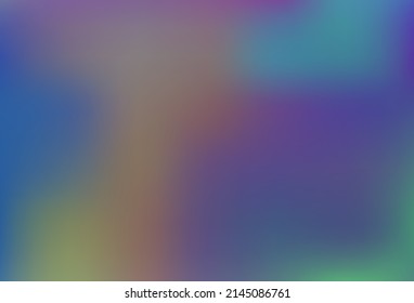 Light Blue, Green vector abstract blurred pattern. A completely new color illustration in a bokeh style. Template for any brand book.
