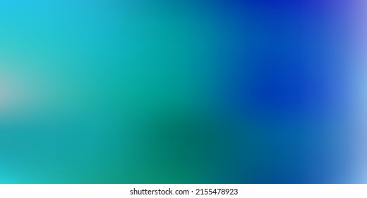 Light blue, green vector abstract blur backdrop. Modern elegant blur illustration with gradient. Background for web designers.