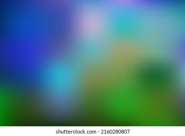 Planta borrosa abstracta de vector verde, azul claro. Ilustración creativa en estilo de semitono con gradiente. Diseño sencillo para su negocio.
