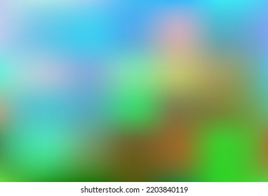 Azul claro, fondo abstracto vectorial verde. Ilustración creativa en estilo de semitono con gradiente. Diseño de su sitio web.