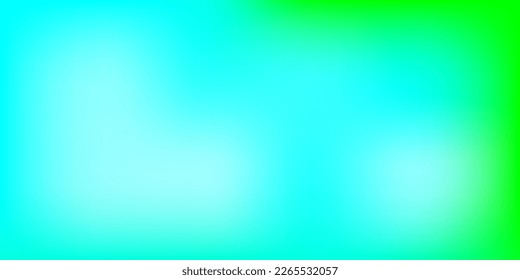 Azul claro, textura de borrón abstracto vectorial verde. Ilustración de color abstracta con gradiente desdibujado. Diseño moderno para tus aplicaciones.