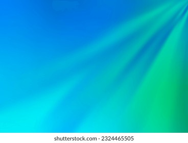 Light Blue, Green vector abstract blurred background. Colorful abstract illustration with gradient. A completely new design for your business.