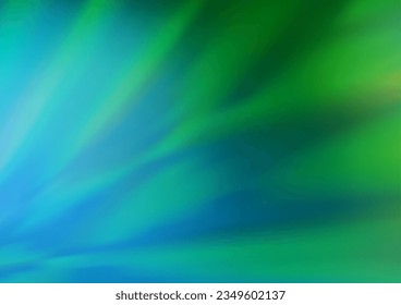 Azul claro, Verde vectorial abstracto fondo brillante. Una elegante ilustración brillante con gradiente. El fondo para tus diseños creativos.