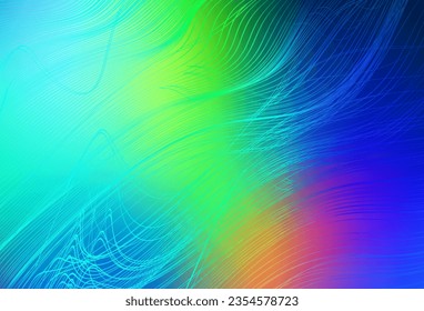 Diseño abstracto vectorial claro azul, verde. Ilustración abstracta brillante con diseño gradiente. Diseño completamente nuevo para su negocio.