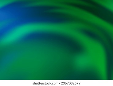 Light Blue, Green vector abstract template. Creative illustration in halftone style with gradient. The elegant pattern for brand book.