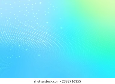Light Blue, Green vector Abstract illustration with colored bubbles in nature style. Blurred decorative design in abstract style with bubbles. Base for booklets, leaflets