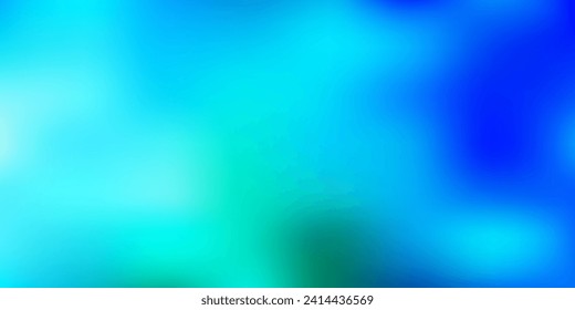 Light blue, green vector abstract blur layout. Colorful illustration with gradient in halftone style. Background for web designers.