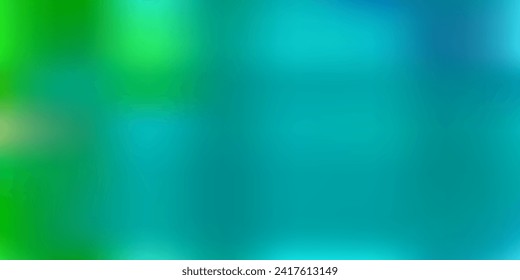 Light blue, green vector abstract blur backdrop. Abstract colorful illustration in blur style with gradient. Background for web designers.