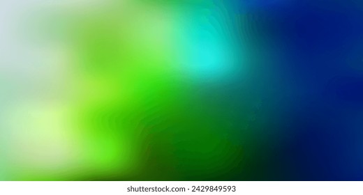 Light blue, green vector abstract blur template. Colorful gradient abstract illustration in blur style. Background for mobile phones.