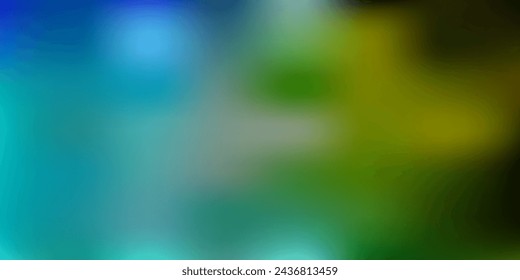 Light blue, green vector abstract blur pattern. Colorful illustration with gradient in halftone style. Wallpaper for your web apps.