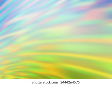 Light Blue, Green vector abstract blurred pattern. Creative illustration in halftone style with gradient. Brand new design for your business.